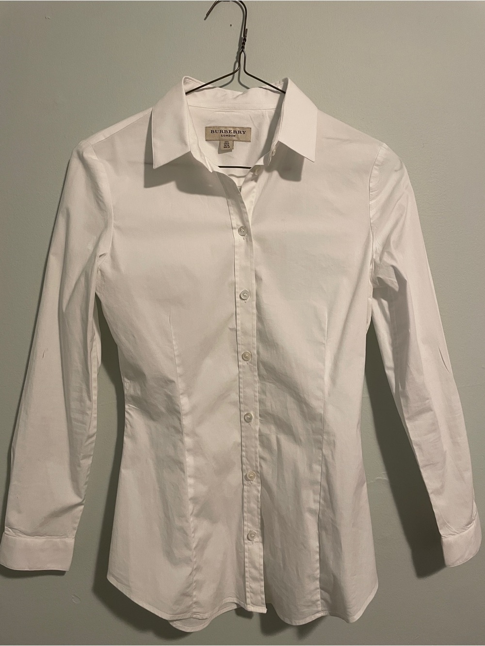 BURBERRY London Classic White Long Sleeve Buttondown